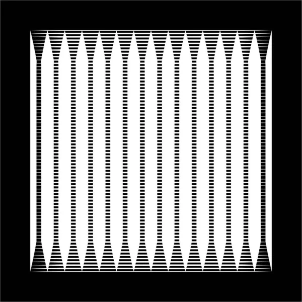 Tuile Sans Soudure Répétable Lignes Isolées Irreular Répétitif Grille Aléatoire — Image vectorielle