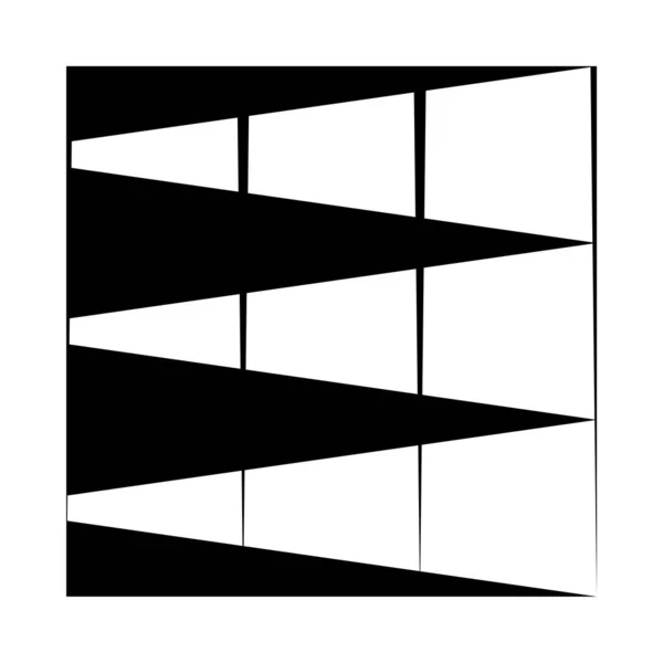 Трикутний Вихровий Геометричний Візерунок Текстура Перетин Трикутників — стоковий вектор