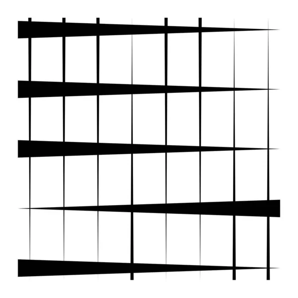 Modello Geometrico Triangolare Spigoloso Trama Triangoli Intersecanti — Vettoriale Stock