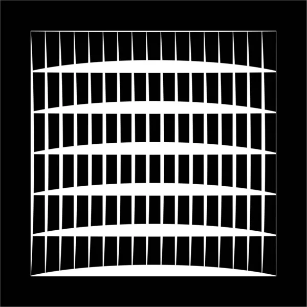 分離された線のシームレスで再現性のあるタイル 繰り返し不規則な ランダムグリッド メッシュパターン テクスチャ — ストックベクタ