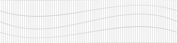 Wavy Ripple Curved Distort Effect Long Oblong Irregular Rectangular Wire — Stock Vector