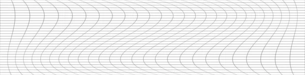 Ondulado Ondulação Efeito Distorção Curvo Longo Oblongo Irregular Retangular Armação — Vetor de Stock