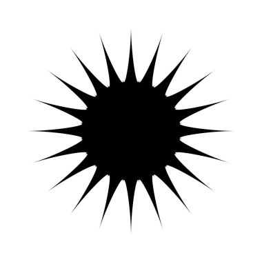 Basit, temel mandala motif simgesi