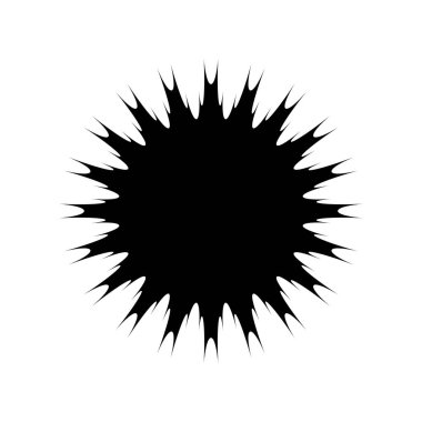 Basit, temel mandala motif simgesi