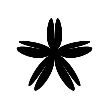 Basit, temel mandala motif simgesi