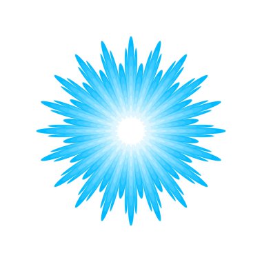 Basit, temel mandala motif simgesi