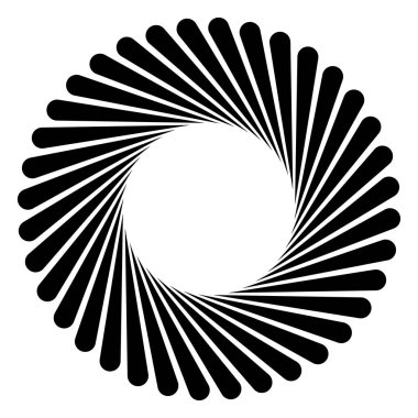 Döndürme, döndürme, döndürme tasarım elementi