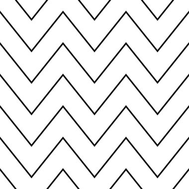 Dalgalı, keskin geometrik çizgiler tekrarlanan desen