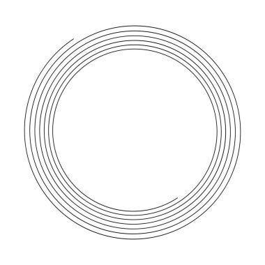 Döndürme, döndürme, döndürme tasarım elementi