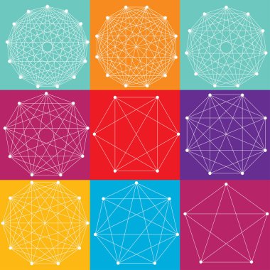 Birbirine kenetlenen, çokgen biçimi, element