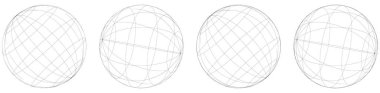 Küre, küre, kablo çerçeveli top, ızgara, ağ yüzeyi