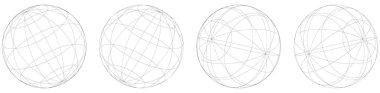 Küre, küre, kablo çerçeveli top, ızgara, ağ yüzeyi