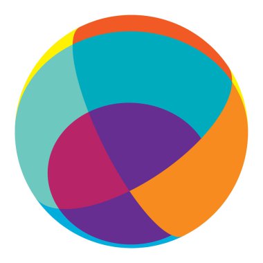 Renkli küre, küre, kareli top, mozaik, fayanslar, kareli ve kareli yüzey