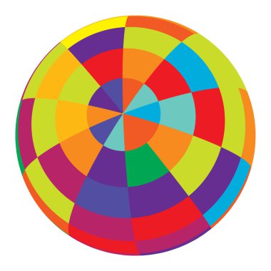 Renkli küre, küre, kareli top, mozaik, fayanslar, kareli ve kareli yüzey