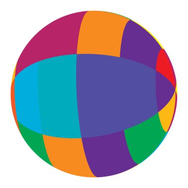 Renkli küre, küre, kareli top, mozaik, fayanslar, kareli ve kareli yüzey