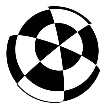 Küre, küre, kareli top, mozaik, fayanslar, kareli ve kareli yüzey