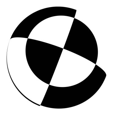 Küre, küre, kareli top, mozaik, fayanslar, kareli ve kareli yüzey