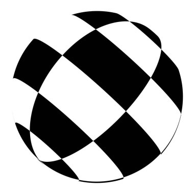 Küre, küre, kareli top, mozaik, fayanslar, kareli ve kareli yüzey