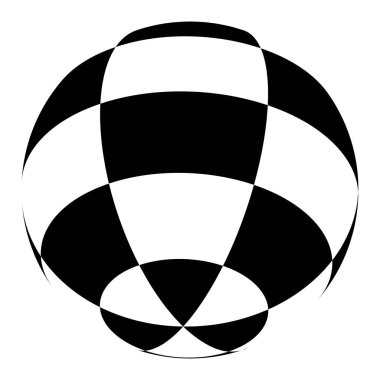 Küre, küre, kareli top, mozaik, fayanslar, kareli ve kareli yüzey