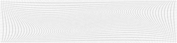 Golf Rimpel Gebogen Vervormingseffect Lange Langwerpige Onregelmatige Rechthoekige Draad Frame — Stockvector