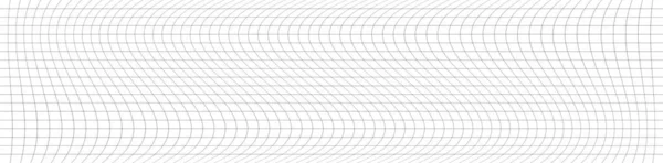 曲线形畸变效应长 长方形不规则线框 格栅线阵 — 图库矢量图片