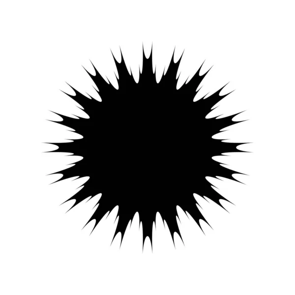 Simple Basic Mandala Motif Icon Symbol — Archivo Imágenes Vectoriales