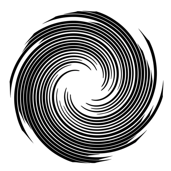 Spiralwirbel Wirbel Wirbelnde Gestaltungselemente — Stockvektor