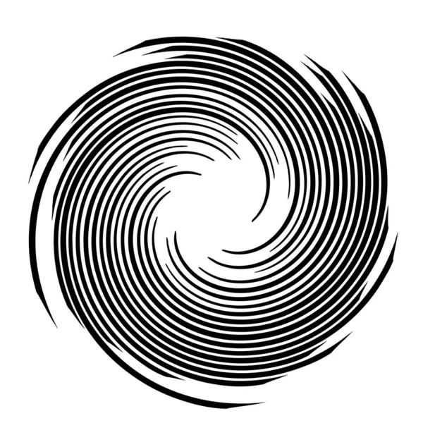 Spiralling Swirl Twirl Whirl Design Element — Vector de stock