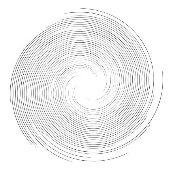 Spiralling Swirl Twirl Whirl Design Element — Vector de stock