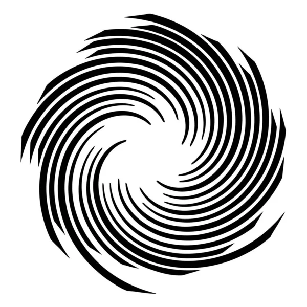 Spiralling Swirl Twirl Whirl Design Element — Stock Vector