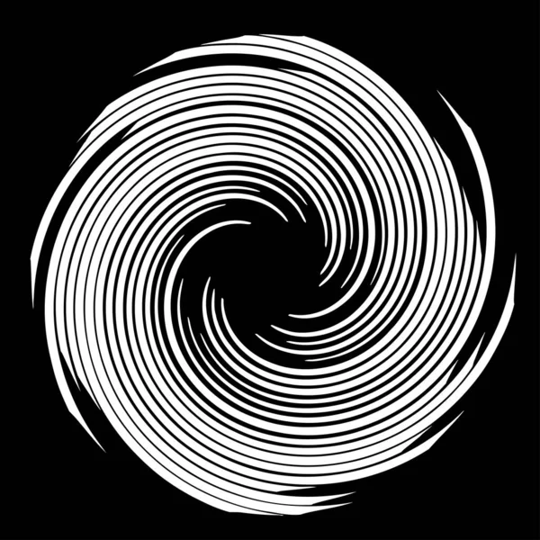 Tourbillon Spirale Tourbillon Élément Conception Tourbillon — Image vectorielle
