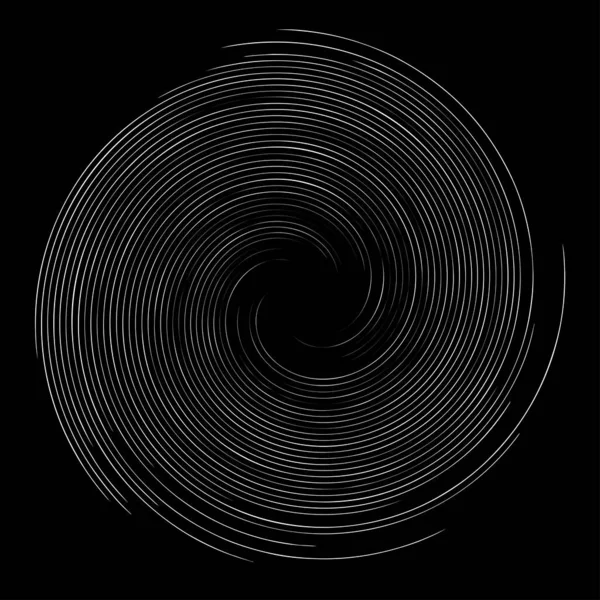 Tourbillon Spirale Tourbillon Élément Conception Tourbillon — Image vectorielle