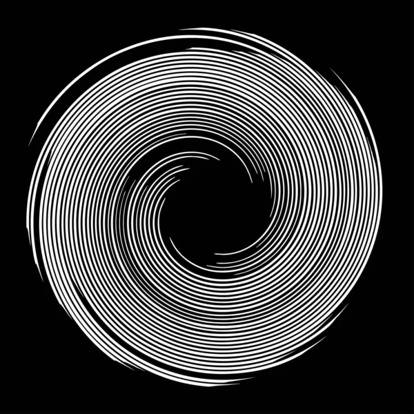 Спиральные Завихрения Вращения Вихревой Дизайн Элемента — стоковый вектор
