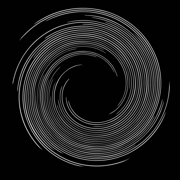 Spiralling Swirl Twirl Whirl Design Element — Vector de stock