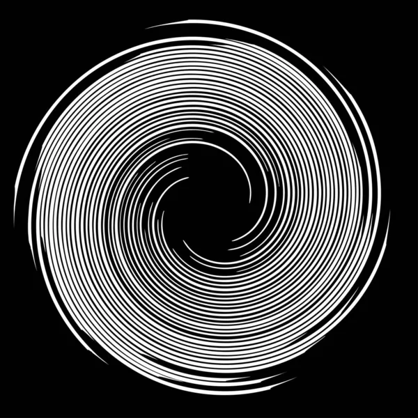 Spiralling Swirl Twirl Whirl Design Element — Archivo Imágenes Vectoriales