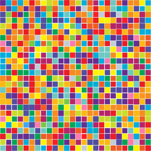 Quadrados Aleatórios Mosaico Azulejos Sem Costura Padrão Repetível —  Vetores de Stock