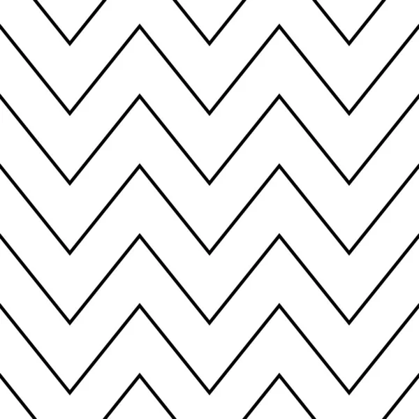 Wellige Kantige Geometrische Linien Repetitives Muster — Stockvektor