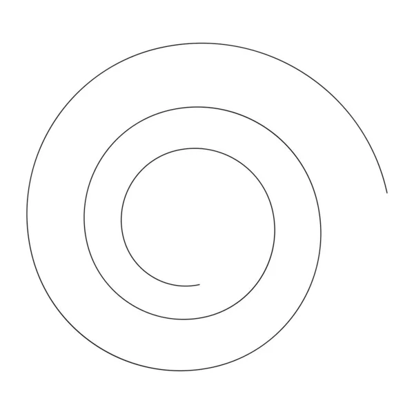 Spiralling Swirl Twirl Whirl Design Element — Vector de stock