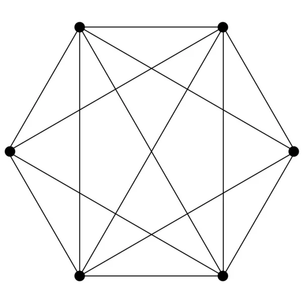 Interlocking Interconnect Polygon Shape Elemenet — Archivo Imágenes Vectoriales