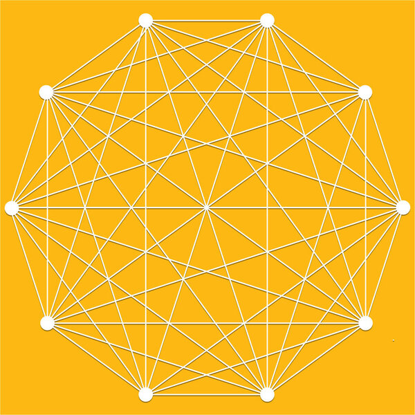Сцепление, взаимосвязанная форма многоугольника, элеменет