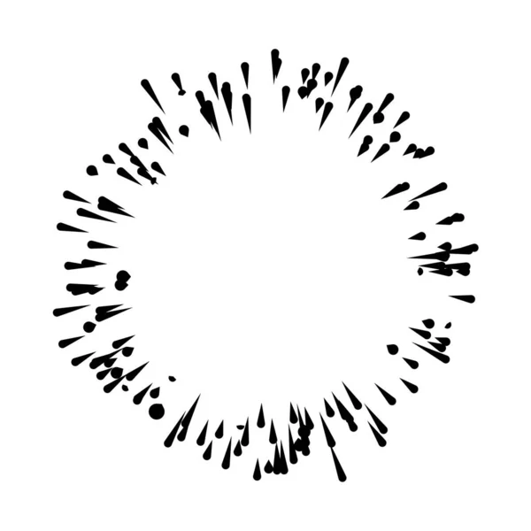 Radial Radiating Lines Beams Rays Random Lines Diverging — Archivo Imágenes Vectoriales