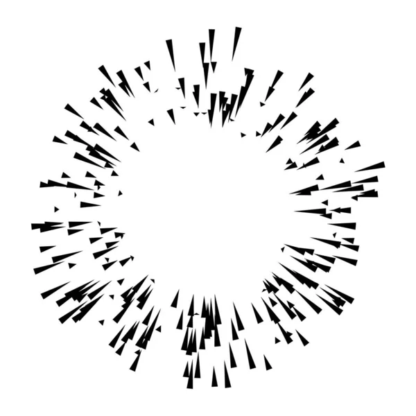 Radial Radiating Lines Beams Rays Random Lines Diverging — Vector de stock