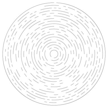 Döndürme, döndürme bölümlü çizgiler dairesel öge