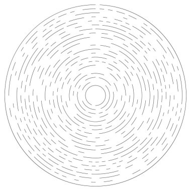 Döndürme, döndürme bölümlü çizgiler dairesel öge