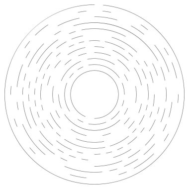 Döndürme, döndürme bölümlü çizgiler dairesel öge