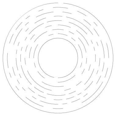 Döndürme, döndürme bölümlü çizgiler dairesel öge