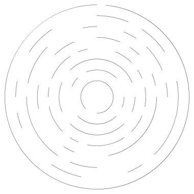 Döndürme, döndürme bölümlü çizgiler dairesel öge