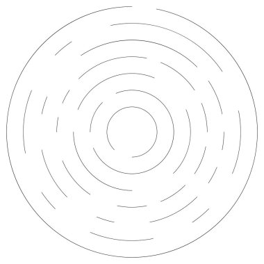 Döndürme, döndürme bölümlü çizgiler dairesel öge