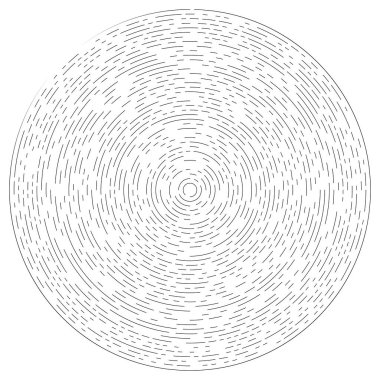 Döndürme, döndürme bölümlü çizgiler dairesel öge