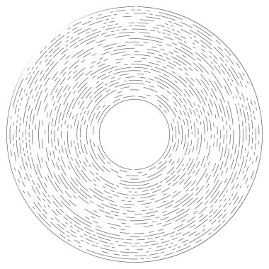 Döndürme, döndürme bölümlü çizgiler dairesel öge